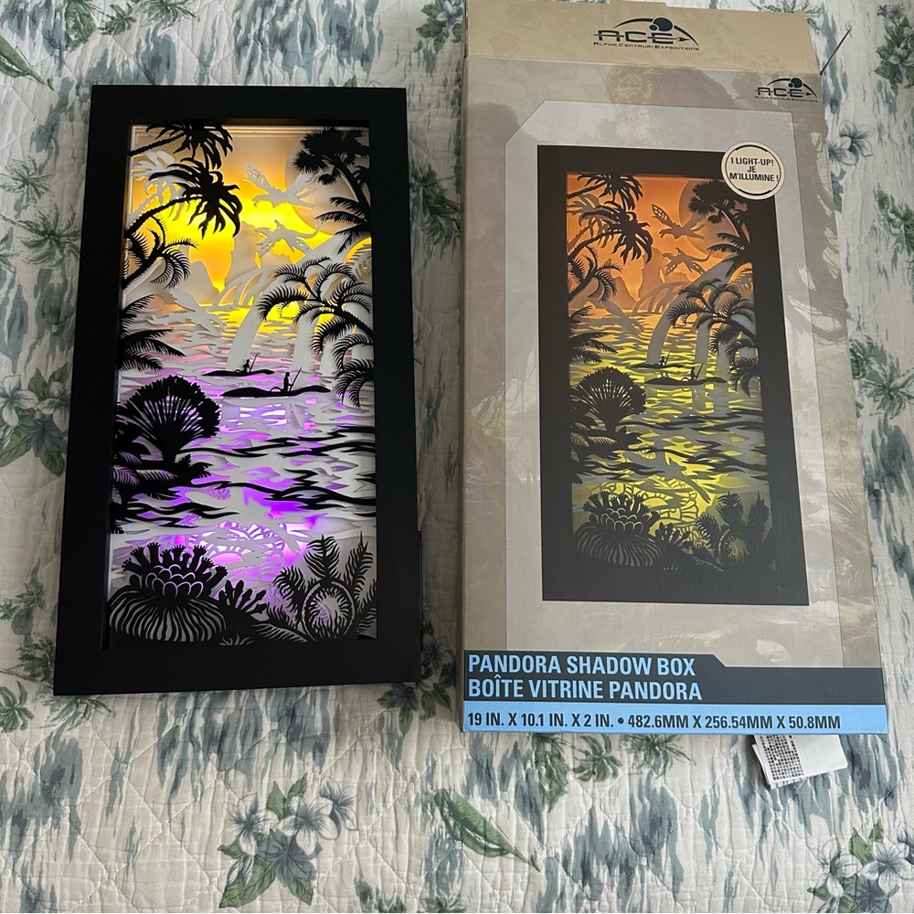 Disney Parks Pandora World of Avatar Shadow Box The Way of Water New With Box